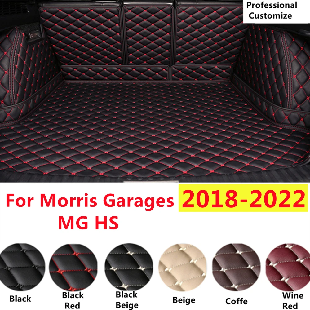 

SJ Custom Full Set Fit For Morris Garages MG HS 2022 2021 2020-2018 Auto Fittings Car Trunk Mat Tail Boot Tray Liner Rear Cargo