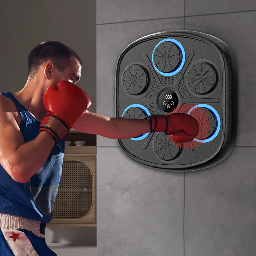 Smart Music Boxing Training Machine Bluetooth-Compatible Boxing Game Training Machine 9 Modes for Boxing Sports Agility Reaction 5