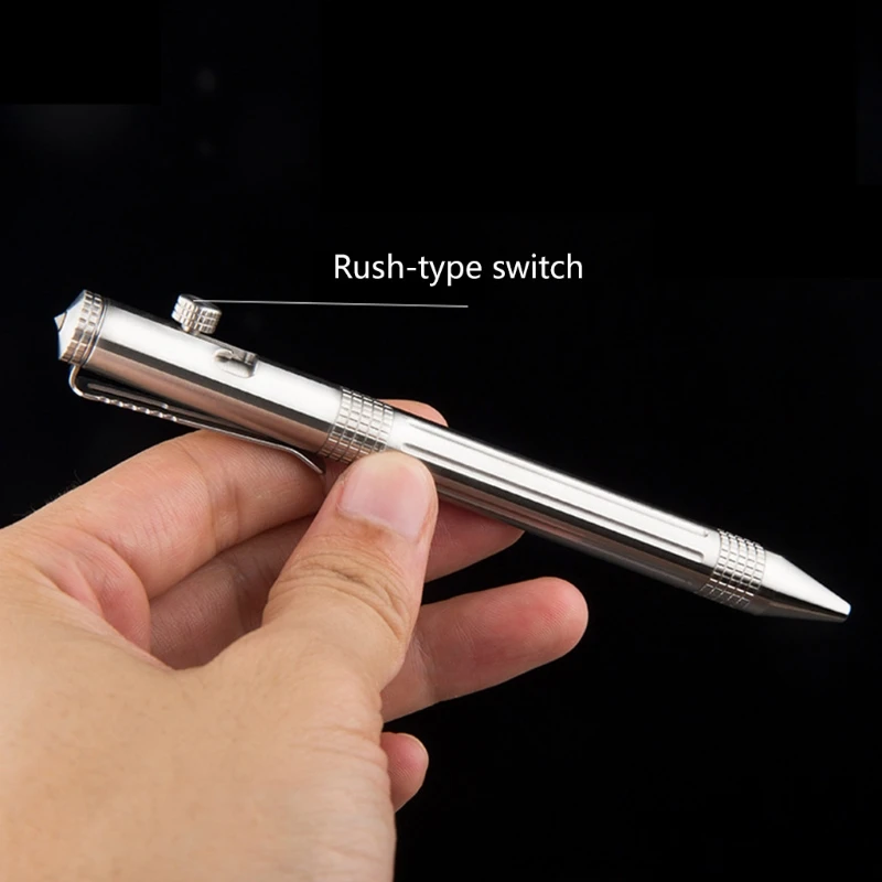 Multi-purpose Premium Bolt Action Pen multifunction pen Regular Refill Durable Stainless Steel Clip Weight Balanced for Signature Office