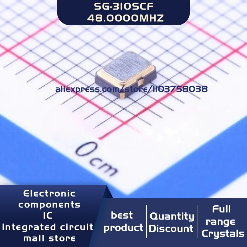 50 개/몫 Q33310F700503 E48.00L SG-310SCF 48.0000ML3 48MHZ 3225 4P cmos 크리스탈 발진기 공진기 4SMD 재고 있음