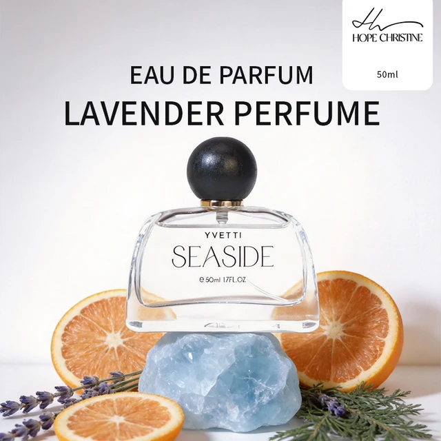 HOPE CHRISTINE Parfum Lavande Eau de Parfum pour Femme 50ML – Sillage longue durée, senteur élégante style campagnard pour rendez-vous romantiques 1