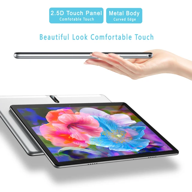 2022 New 10.1 Inch Tablets Octa Core 4GB RAM 64GB ROM Android 10 Google Play Dual 4G Network GPS Bluetooth WiFi Tablet PC 2