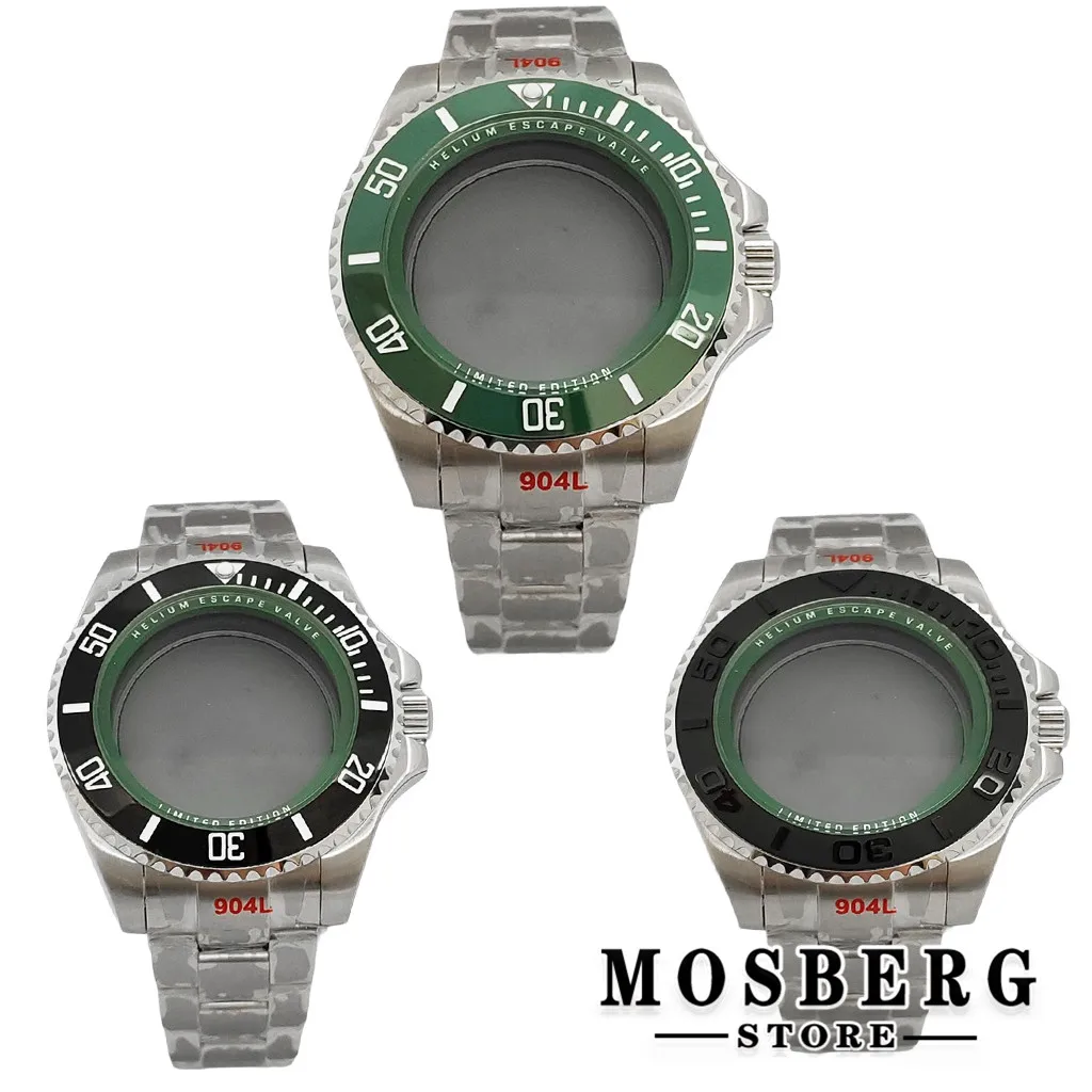 Custodia Orologio 36 Mm/39 Mm Spazzolato Vetro Zaffiro Adatta - Foto 3