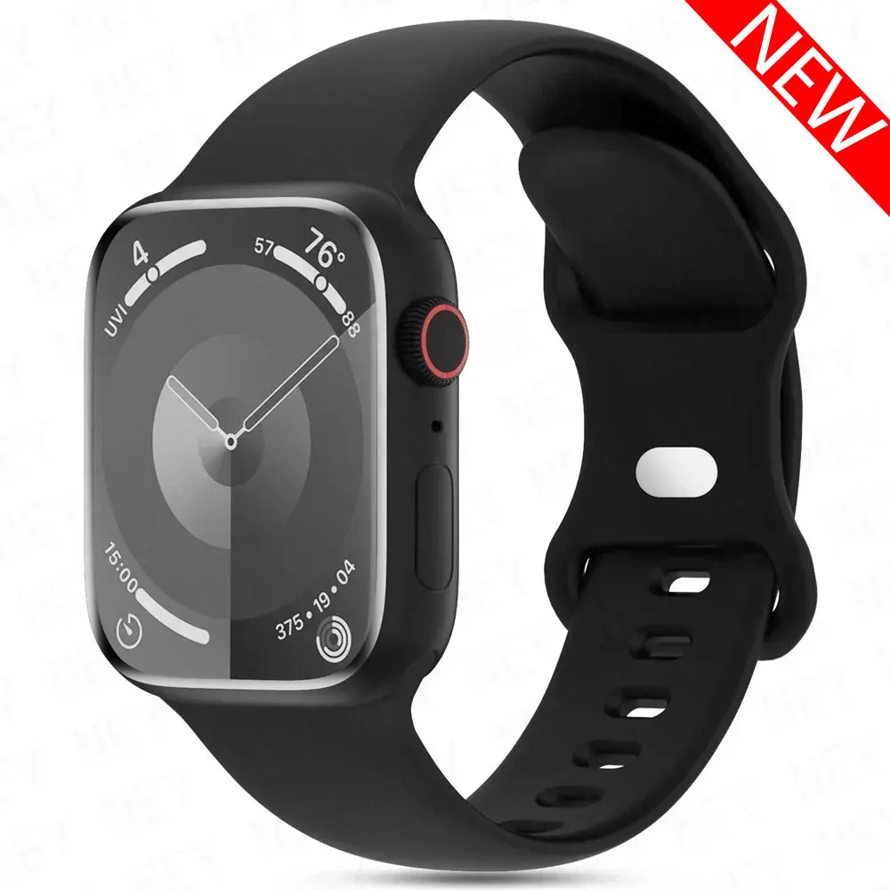 Sleek Silicone Watchband