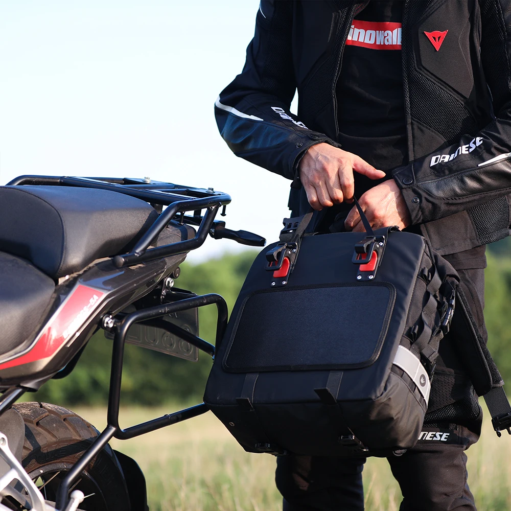 Rhinowalk-バイク用のクイックリリースサイドバッグ,2ピース,20l Rhinowalk-バイク用のクイックリリースサイドバッグ,2ピース,20l
