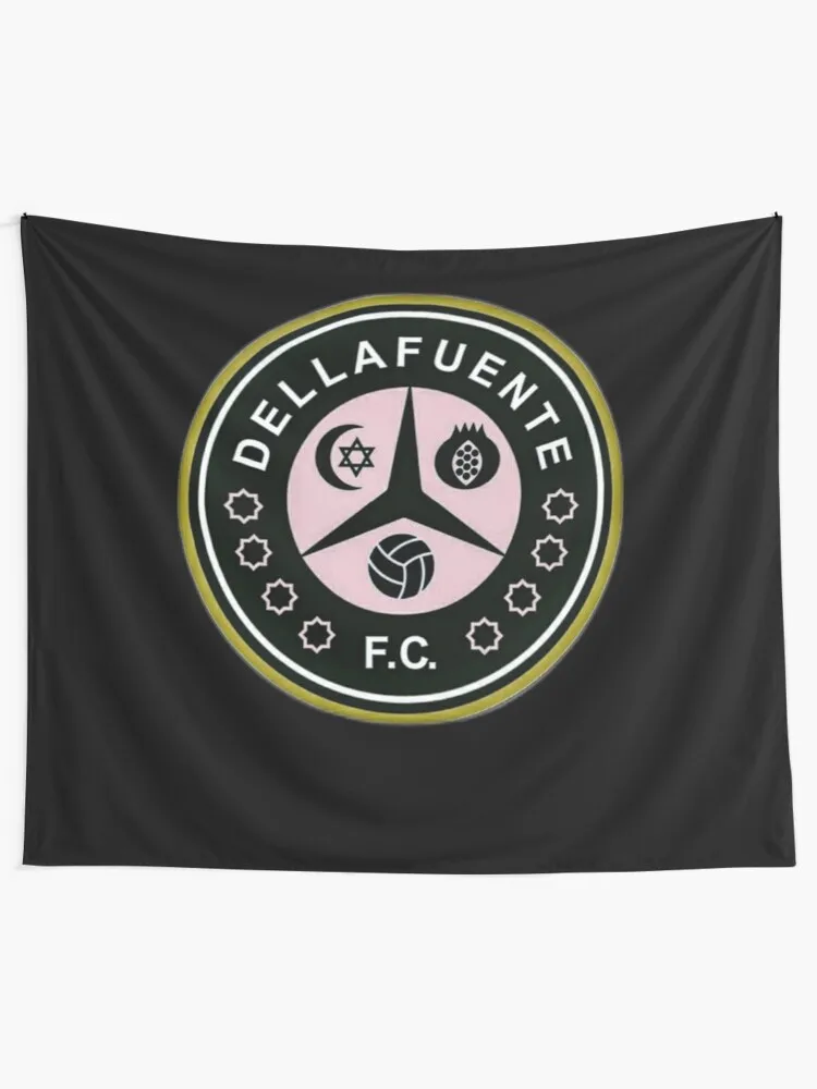 Dellafuente FC 로고 2 클래식 태피스트리 장식, 미적 방 장식, 한국 스타일