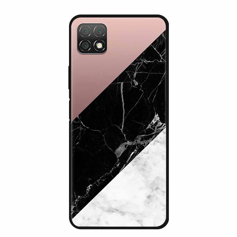 Marble Soft TPU Silicone Phone Case with Fashionable Cartoon Design