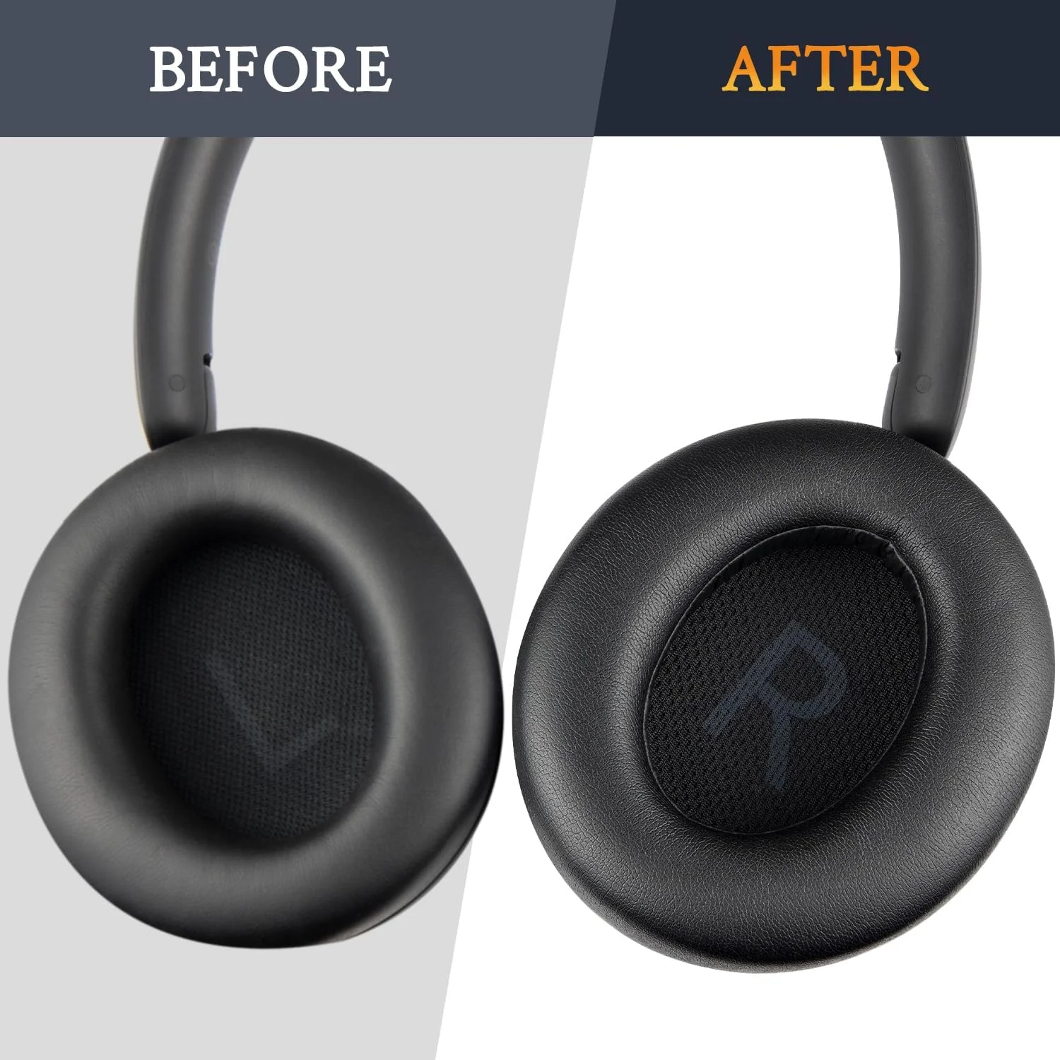 KUTOU Earpads Replacement for Anker Soundcore Space Q45 Headphones Replacement Soft Protein Earpads Earmuffs Ear Cushion Cover