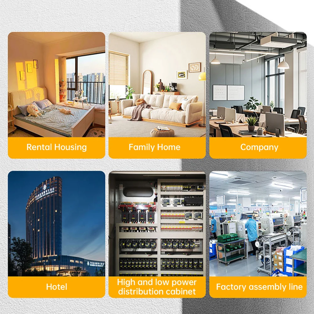 Умный Wi-Fi счетчик электроэнергии реле напряжения KWS-306WF 3 фазы 380В 80A