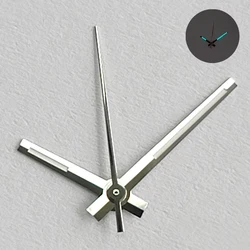 Rose Gold & Silver Watch Hands with Green Luminous Finish (S Ice Blue Luminous)