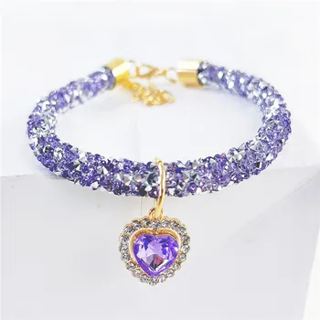 Radiant Razzle Gem of Affection Diva (Meow/Ruff) Collar 1