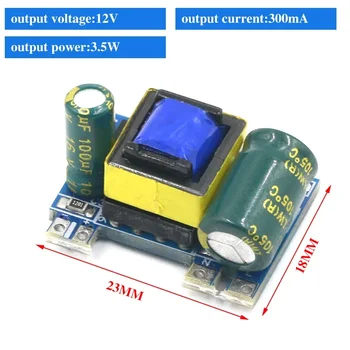 AC-DC 3.3V/5V/12V ตัวแปลงบั๊กที่แม่นยำ AC 220V ถึง5V DC Step Down Transformer โมดูล1A 12W 14