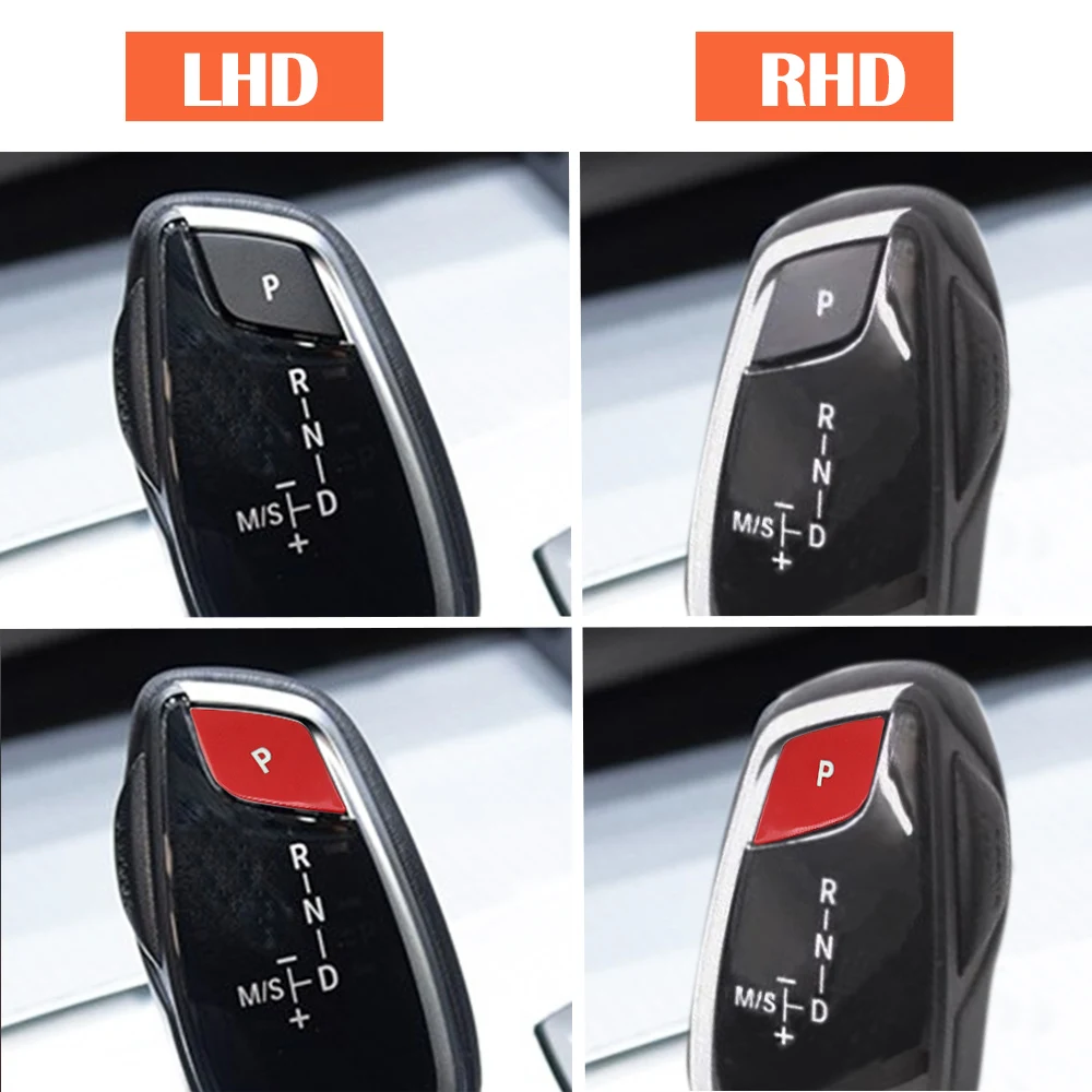 Car Gear Shifter Lever Auto Parking Switch Letter P Push Button Cover Cap For BMW 5 6 7 X3 X4 Series G30 G31 G32 G11 G12 G01 G02