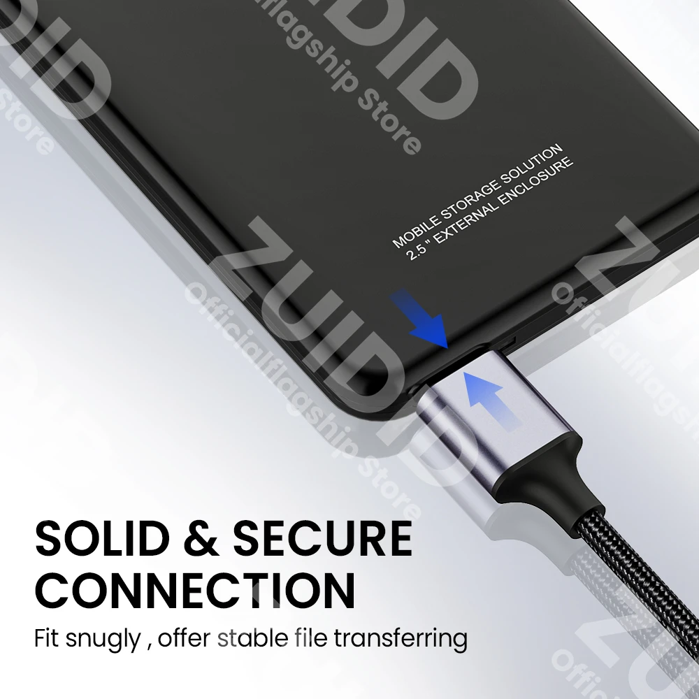Cavo USB 3.1 Type-C A USB 3.0 Per Disco Rigido – 5 Gbps, 50/100/150 Cm, Rame E Alluminio