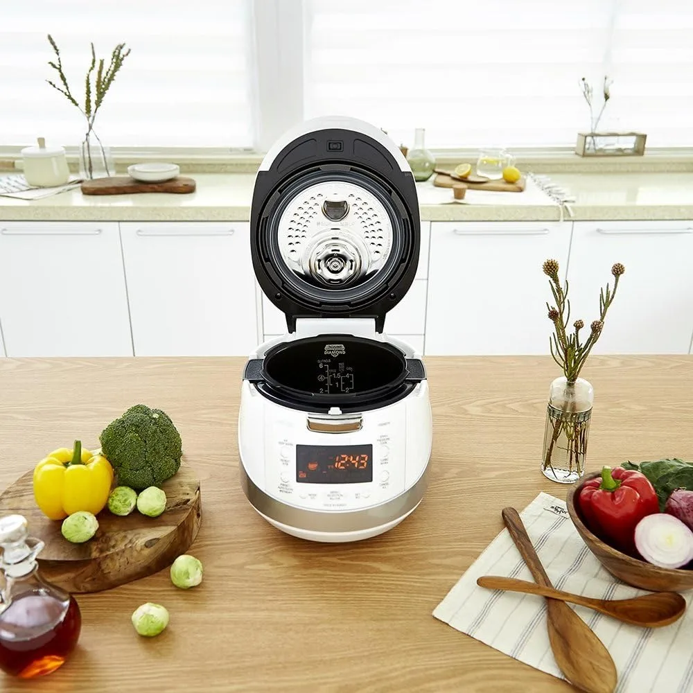 Non-Stick Coating Induction Heating Pressure Rice Cooker w/18 built-in programs including Glutinous, Mixed, Sushi and more 5