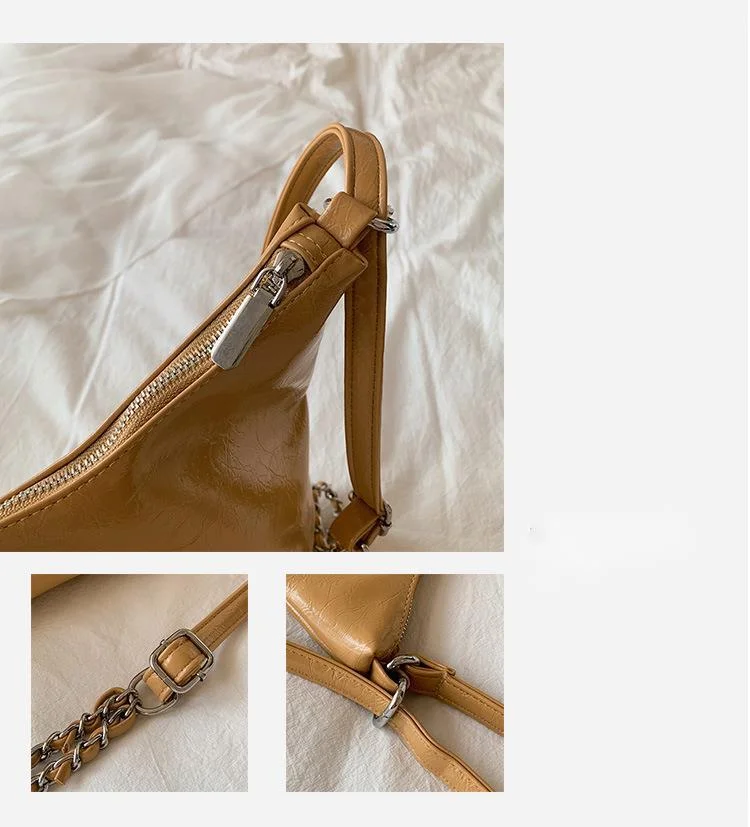 2023 New Hot Selling Women's Bag Soft Leather Large Capacity Backpack Women's Simple One Shoulder Underarm Bag College Student Class Tote Bag_voghion.com