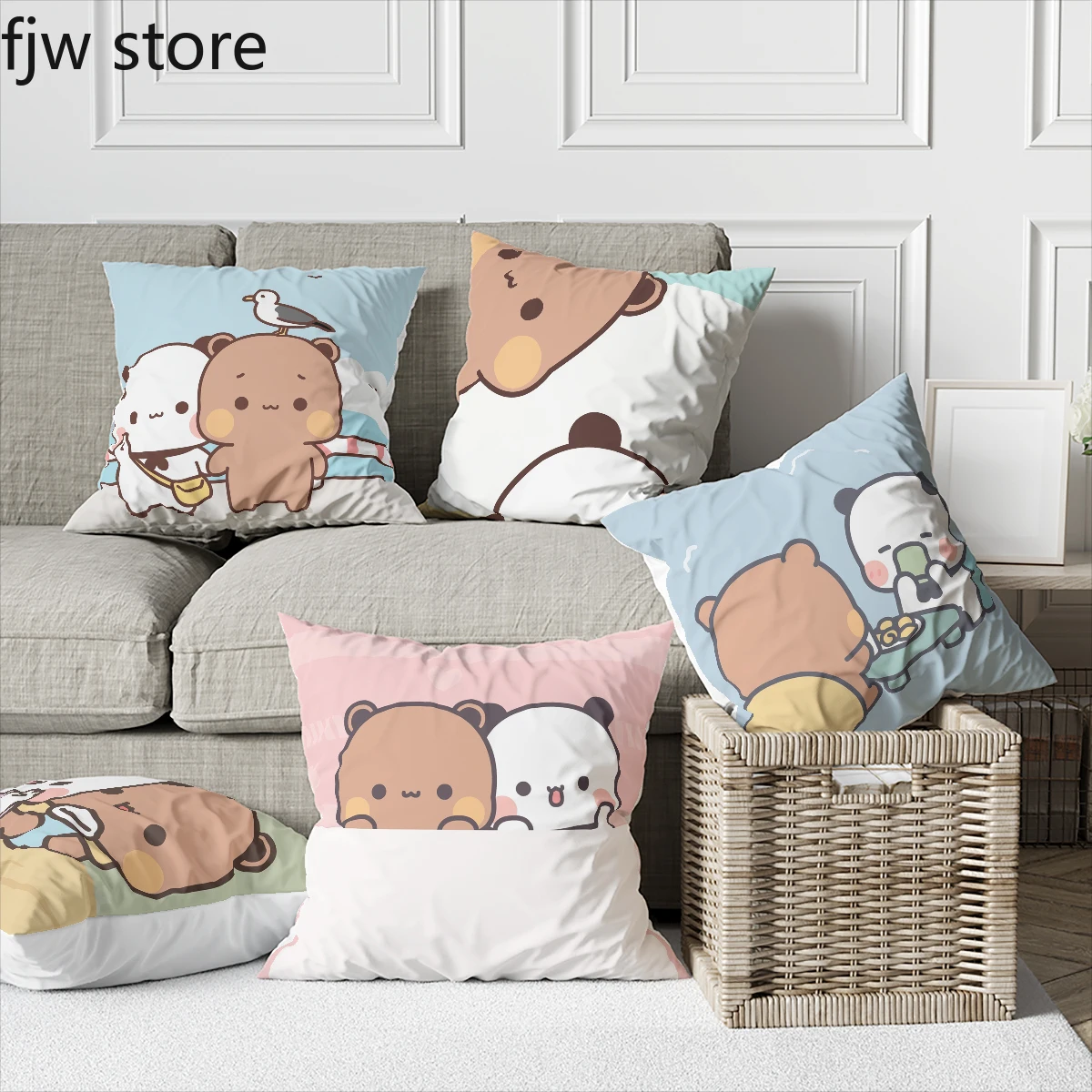 

Милая Красная искусственная аниме модная Наволочка на диван, стул, кровать, украшение для комнаты, 45x45 см