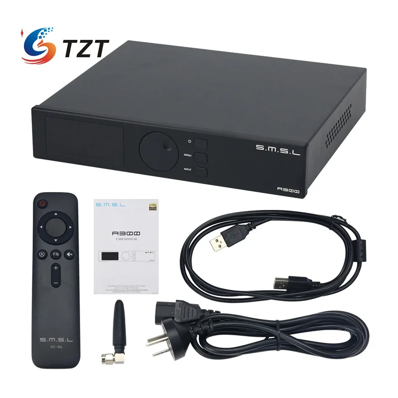 TZT SMSL A300 High Resolution Power Amplifier BT5.0 165Wx2 Bluetooth