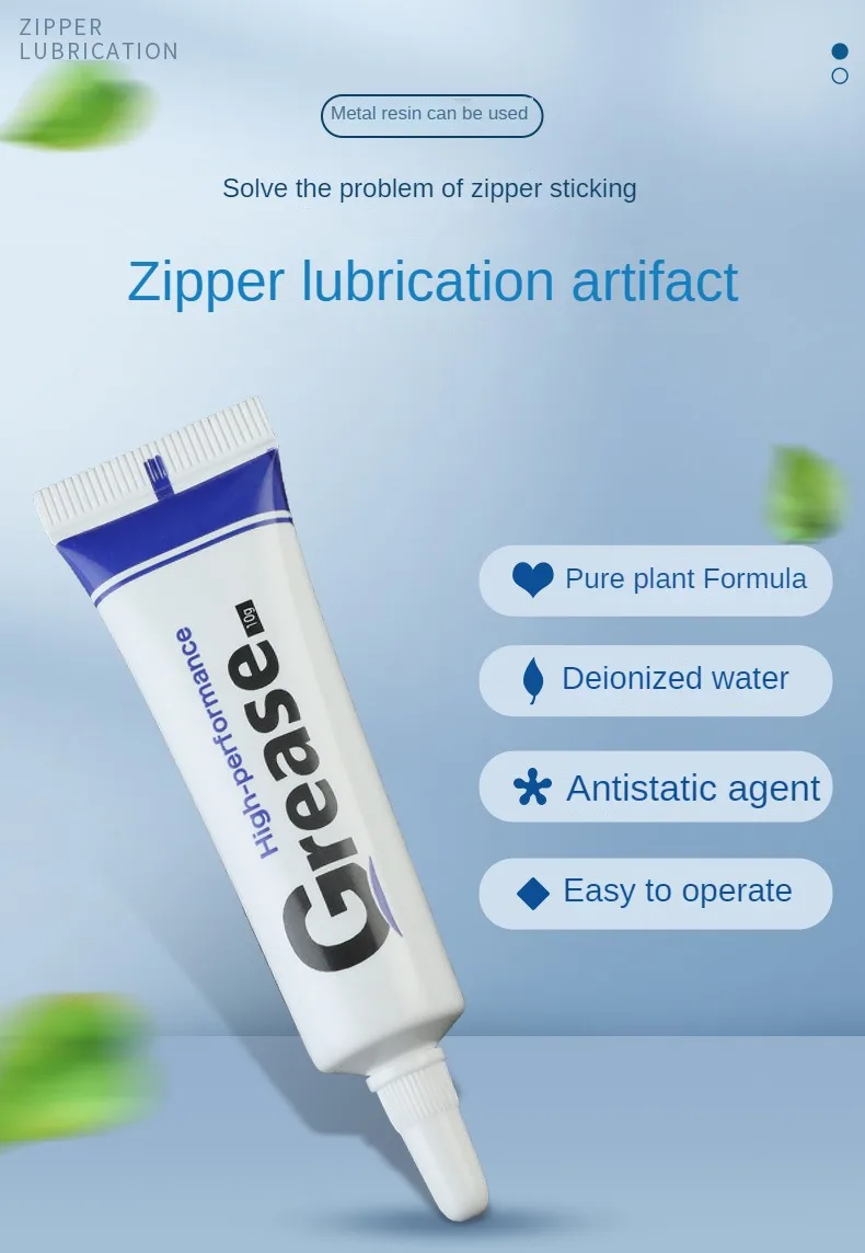 zíper, lubrificação, saco, para baixo, roupas, reparação,