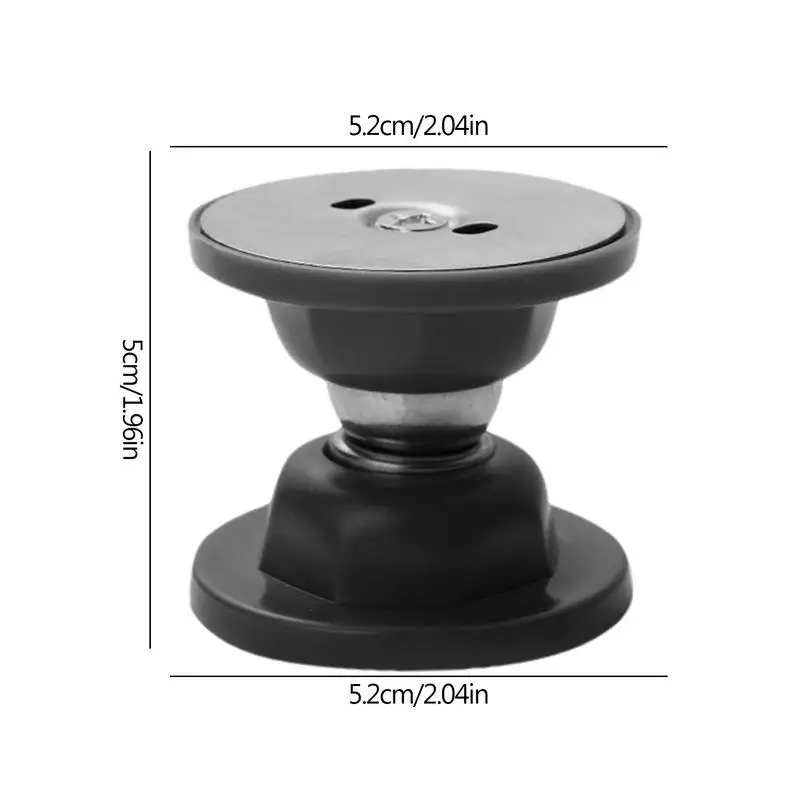 Stainless Steel Door Stopper Holder Magnetic Door Catch Anti Collision Windproof Doorstop Free-punch Suction Wall Protector