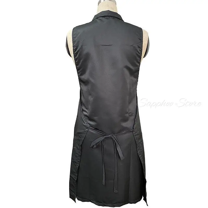 Salon Hairdressing Occupation Apron Suit-dress For Beautician Work Barbershop Pet Shop Flower Shop Beauty Salon Work Clothes 3