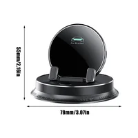 Electric Auto Scal Car Mobile Phone Holder Car Mount Cell Phone Holder Support For Car,360° Rotatable Dashboard With TouchButton - Image 5