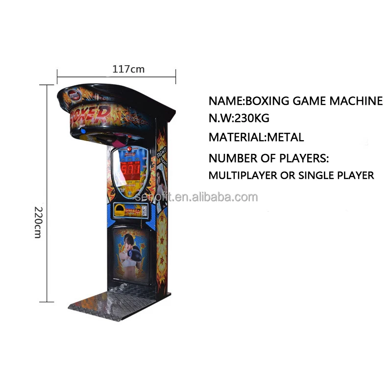 Máquina de juego de boxeo - Tracketea