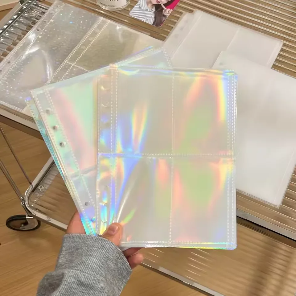 A5 Binder Photocards Cover Kpop Loose-leaf Collect Book Photo Cards Album Storage Book Stationery Birthday Gifts