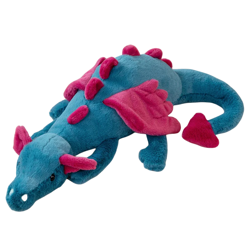 Figura de acción de dragón volador de 30/50/70/90 cm, muñeco de trapo de dinosaurio con alas voladoras, regalo de cumpleaños de dinosaurio blanco, verde, azul y rosa