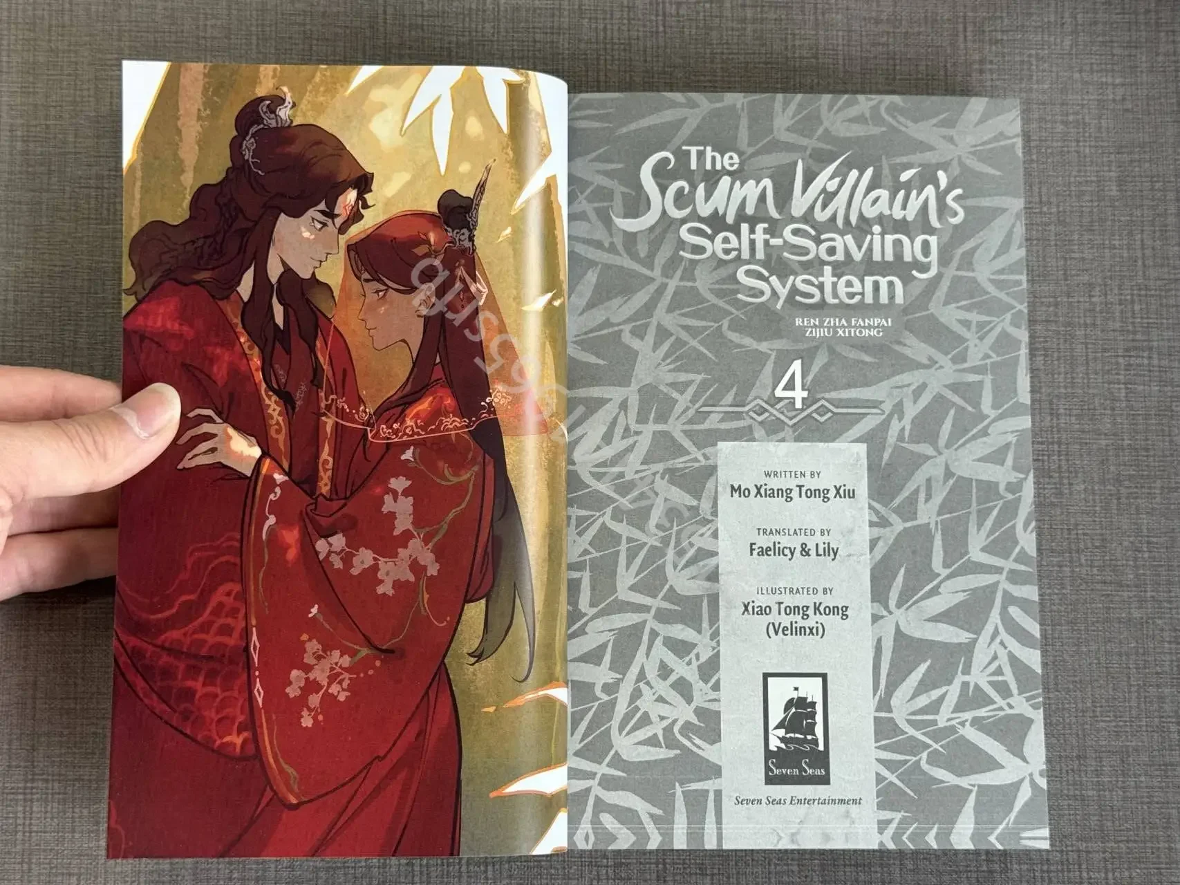 The Scum Villain’s Self-Saving System Ren Zha Fanpai Zijiu Xitong Manga Comic Fantasy Novel Books English Version