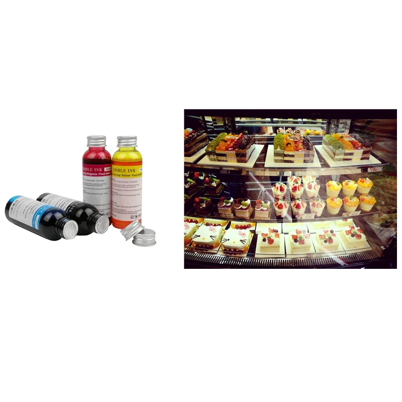 Food Edible Ink PGI525 CLI526 Compatible for Canon PIXMA IP4850 IP4950 IX6550 MG5150 MG5250 MG5350 MG6150 MG6250 dye ink kit dye ink refill inkjet printer ink ink refill printer uv ink