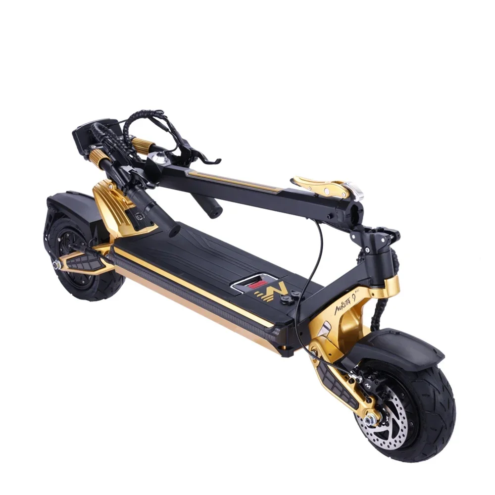 Mukuta 9 Plus High Quality 48V1600W 15.6AH 9 Inch Dual Motor Foldable Urban Anti-Slip Electric Scooter