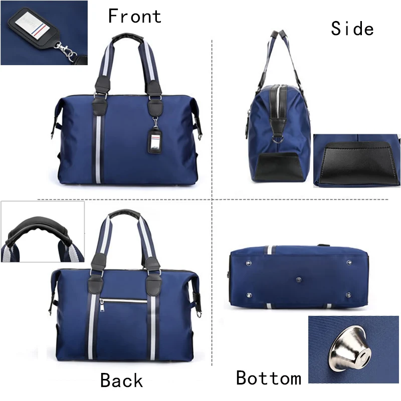 Travel Bag Large Capacity Men's Women Waterproof Nylon Hand Luggage Multifunction Duffle Bags Packing Cubes