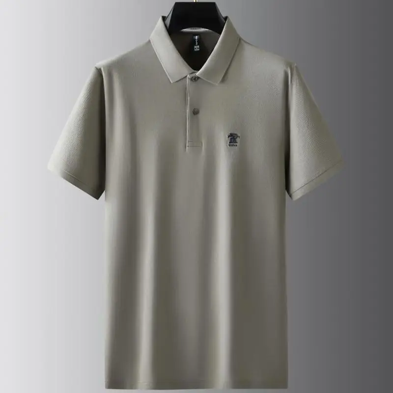 100% 코튼 통기성 폴로 셔츠 남성용, 비즈니스 남성 셔츠, 캐주얼 루즈 셔츠, 최고 품질, 8XL, 7XL, 6XL, 2023 여름 신상