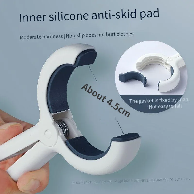 Non-trace Large Clip Drying Clothes Hanger Windproof Clip Drying Clothes Clips Anti-slip Strong Drying Device