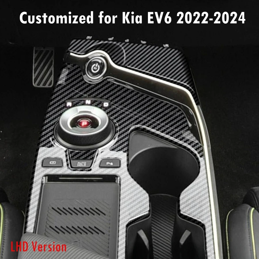 Copertura Pannello Cambio In ABS Per KIA EV6 GT Line 2021-2022 (LHD) - Anello Decorativo Interno 1 Pezzo