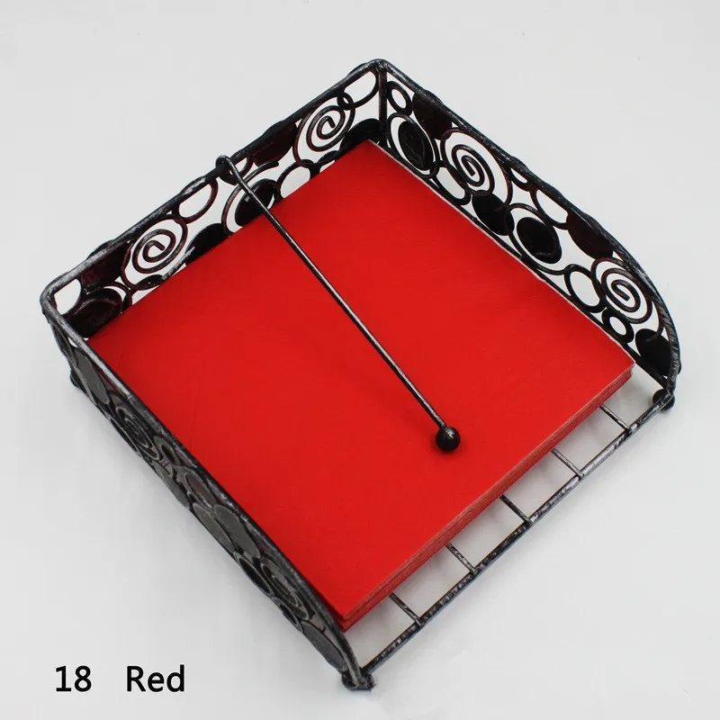 20Pcs/Pack 25x25cm Small Disposable Solid Color Table Dinner Tissue Napkins Paper Tableware Party Decoration