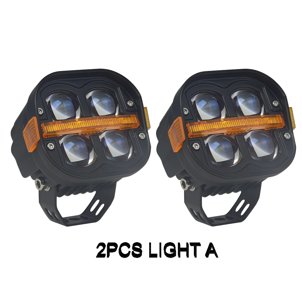 ตัวเลือกสินค้า ไฟสปอตไลท์ LED 4 นิ้ว สำหรับรถมอเตอร์ไซค์และ SUV