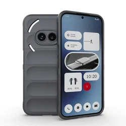 Liquid Silicone Shockproof Phone Case - Rubber Armor TPU Protector, Soft and Durable - Nothing Phone 2A (DarkGray)