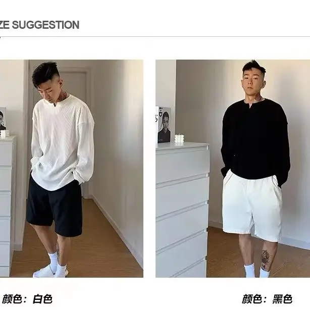 Men’s V-Neck Henley Shirt 5