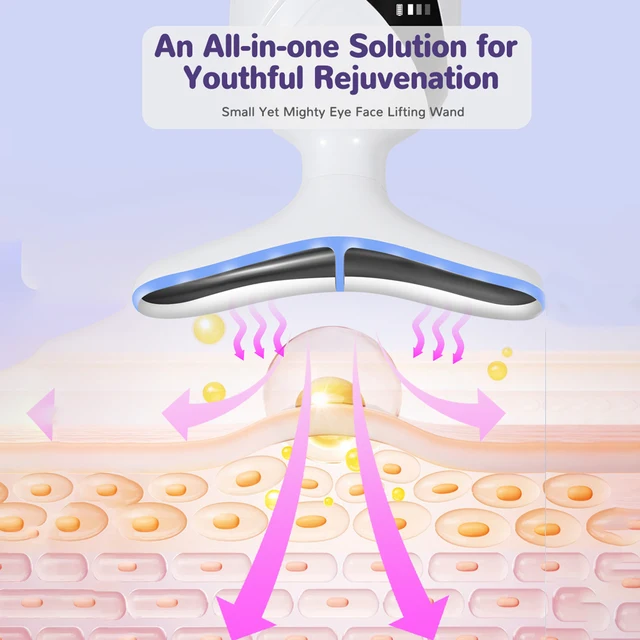 1PC Neck beauty instrument, face and neck massager, suitablefor women's home skin care Portable rechargeable skin lifting device 4