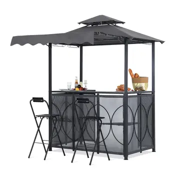 Grill Gazebo with Awning 1