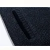 MEN SWEATERS WITH ZIPPERS THICK FLEECE WARM BLACK CASUAL  WINTER MEN CARDIGAN WOOL COTTON KNITTED JACKETS SWEATERCOAT 6