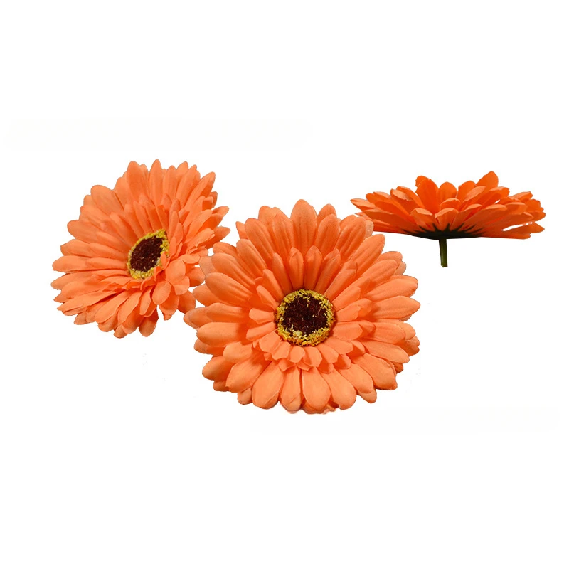 

Silk Artificial Daisy Artificial Chrysanthemum Flowers Heads for Wedding Decoration HomeDIY Decoration, flower diameter 10cm