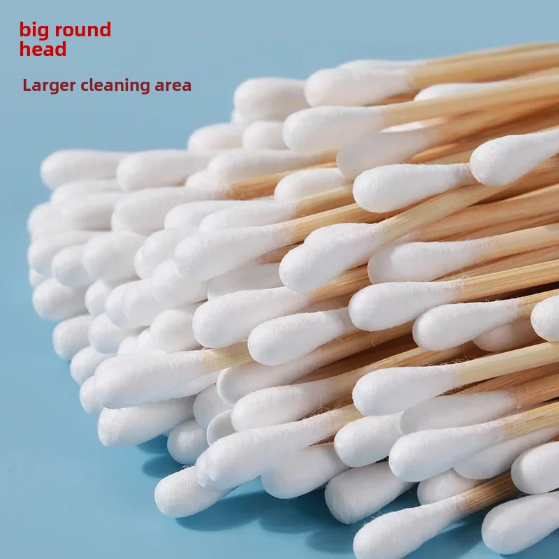 Pet Ear Cleaning Cotton Swabs 15cm Dog Cat Ear Cleaner Drops Liquid Cleaning Sticks 50 Pieces Pet Grooming Supplies