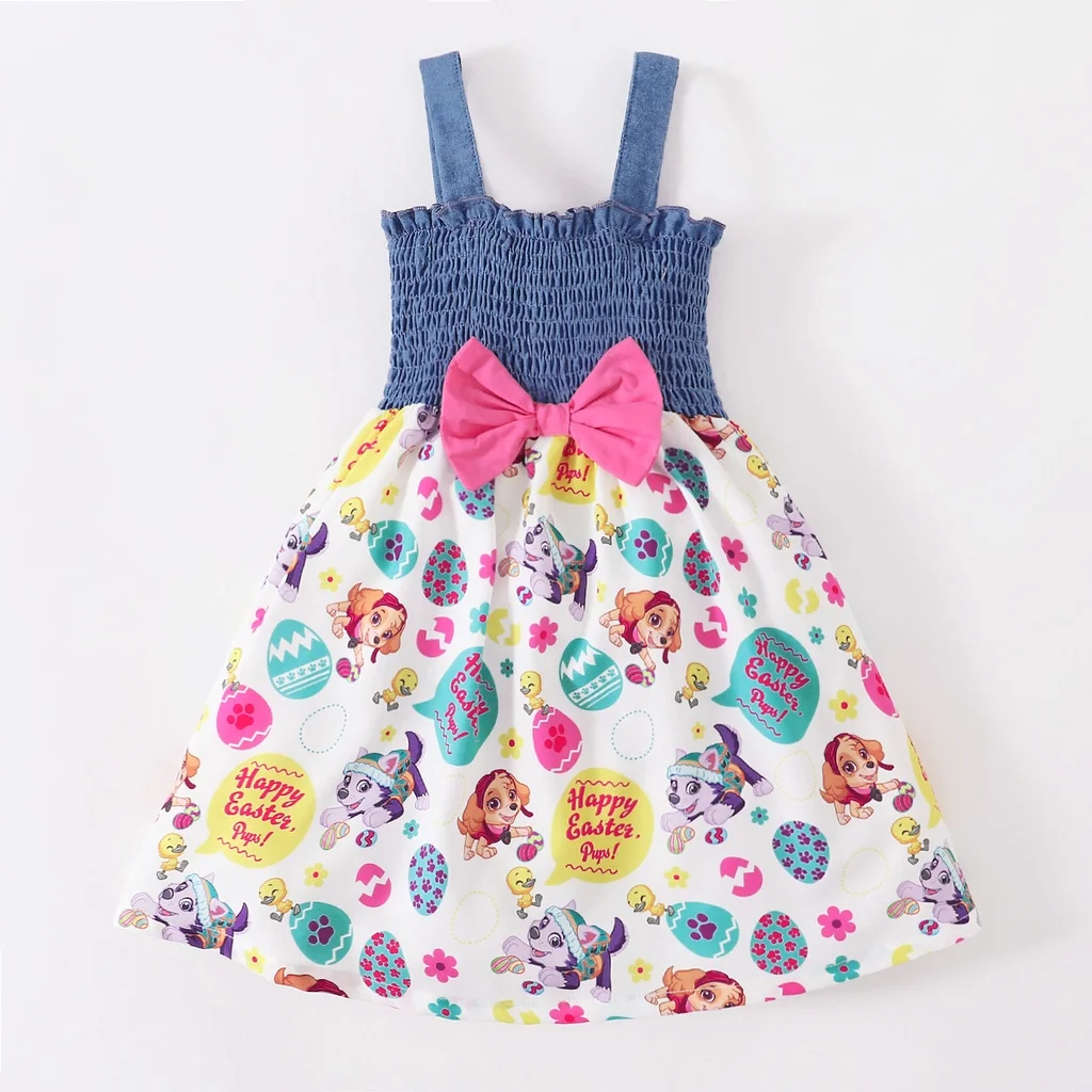 Girl's Pleated Easter Dress 1