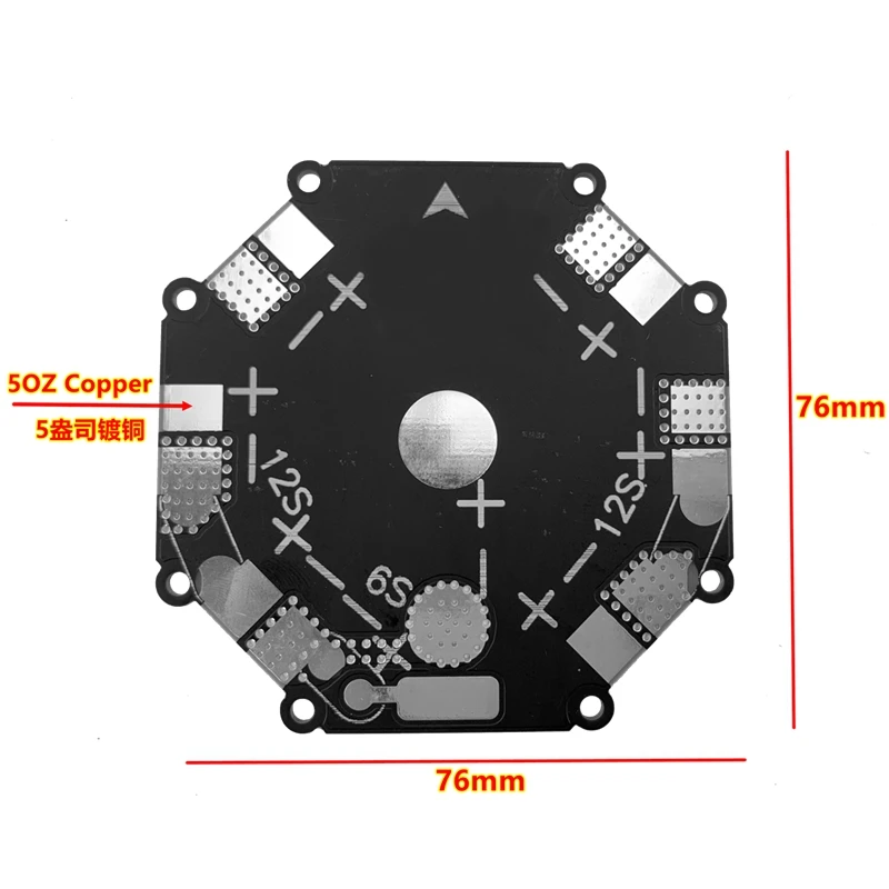 Carte de Distribution FPV 12S/6S pour Drone RC