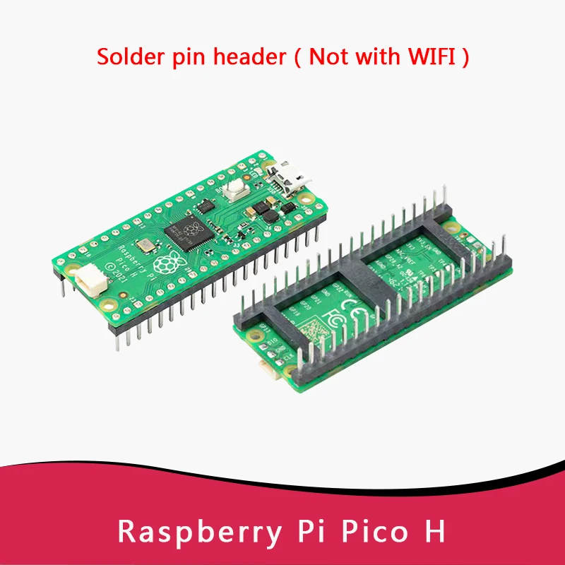 Original Raspberry pi Pico com Placa de Desenvolvimento Wi-fi sem Fio Pico ou Pico h com Cabeçalho Pino Suporte Mciropython c Mais + - Imagem 6