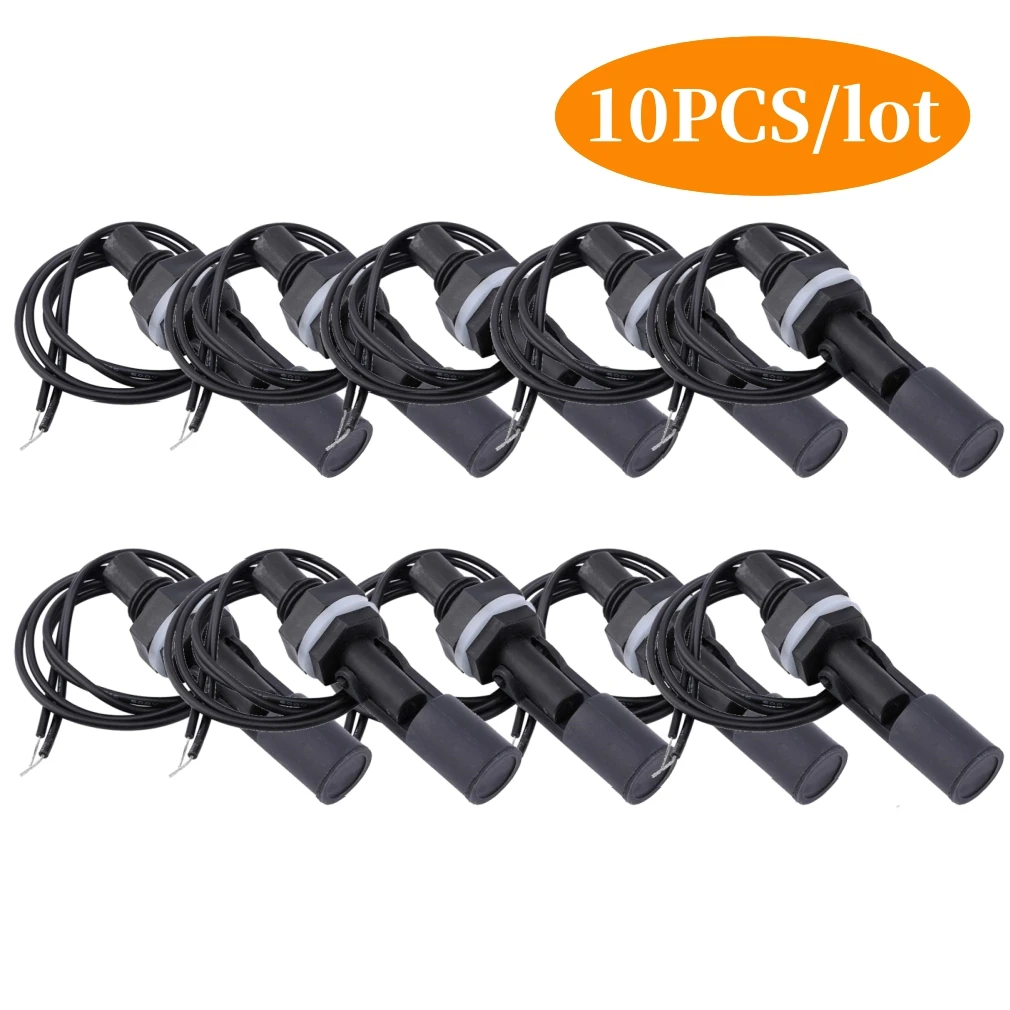 10pcs/lot Side Mount Float Switch Automatic Horizontal Water Level Sensor Controller Inductance Flow Sensor liquid Float Switch water level switch,liquid level sensor