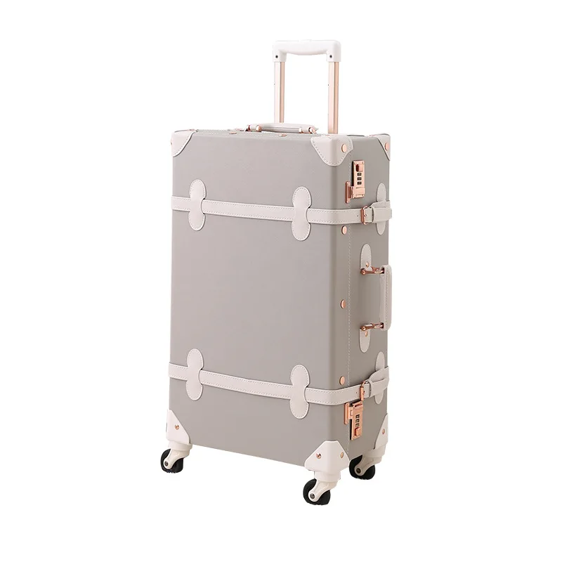 

Retro Trolley Case Waterproof And Scratch-resistant Universal Wheel Boarding Case Password Luggage